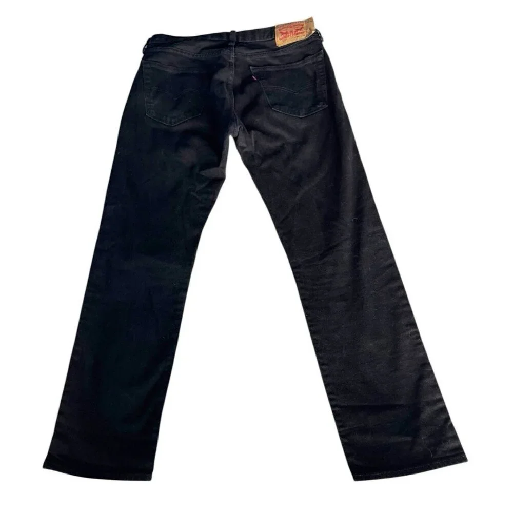 Levi’s 501 Men Size 34x32 (31) Black Regular Fit Straight Leg Button Fly Jeans